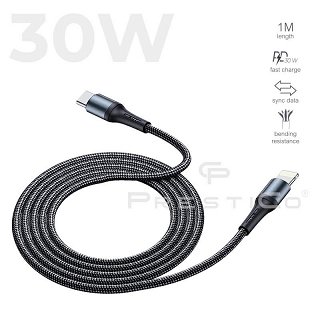 Prestico Fast Charging Data Cable 30W Type C To Lightning 1M 1Pc