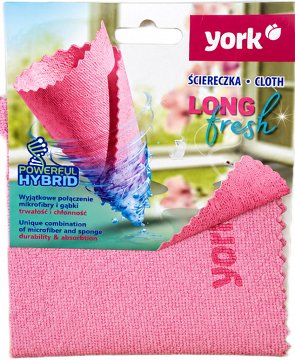York Powerful Hybrid Long Fresh Microfiber And Sponge 1Pc