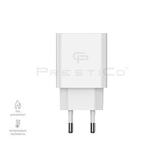 Prestico Usb Charger 2.1A Lightning PD Cable 1Τεμ