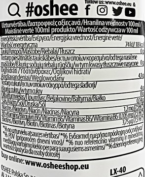 Oshee Isotonic Drink Lemon 750ml