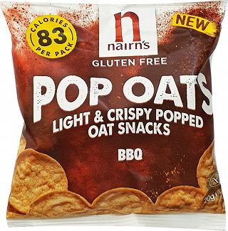 Nairns Pop Oats Snacks Bbq Gluten Free 20g