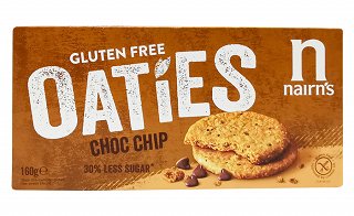 Nairns Oaties Biscuits With Chocolate Chip Gluten Free 160g