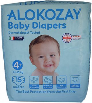 Alokozay Πάνες 4+ 15Τεμ