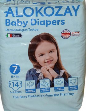 Alokozay Diapers 7 14Pcs