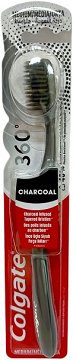 Colgate Charcoal 360 Toothbrush Medium 1Pc