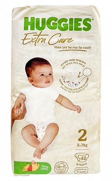 Huggies Extra Cares 2 5-7Kg 42Pcs