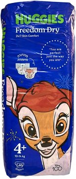 Huggies Freedom Dry 4+ 40Τεμ