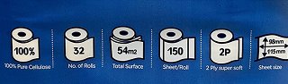 Kleenex Scottonelle Pure Clean Χαρτί Τουαλέτας 32Τεμ