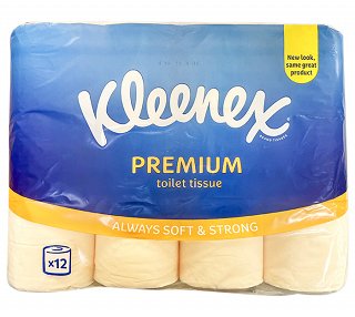 Kleenex Premium Yellow Toilet Paper 12Pcs