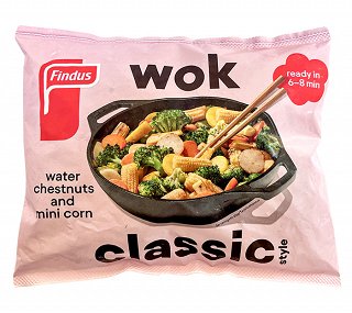 Findus Wok Classic Style Water Chestnuts & Mini Corn 450g