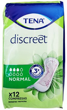 Tena Discreet Normal 12Pcs