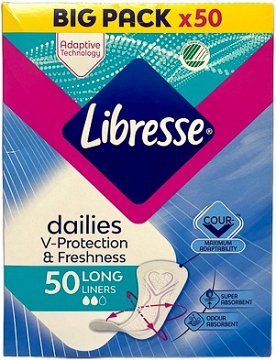Libresse Dailies Long 50Pcs