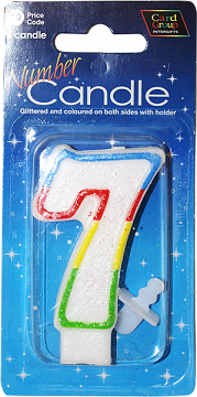 Number Candle 7 1Pc