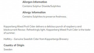 Kopparberg Mixed Fruits Cider 500ml