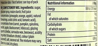 The Jelly Bean Factory Pop A Bean 36 Flavours 100g