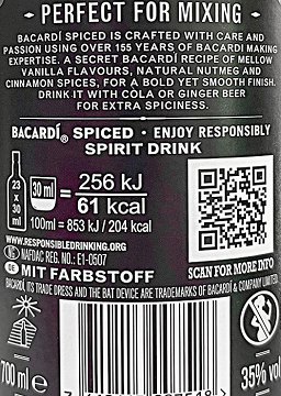 Bacardi Spiced 700ml