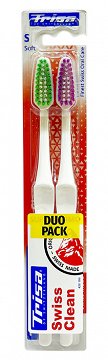Trisa Swiss Clean Οδοντόβουρτσα Soft Duo Pack