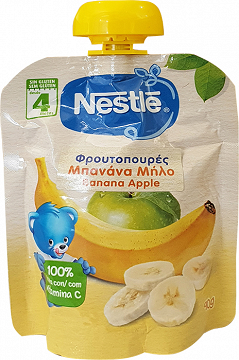 Nestle Apple Banana Fruit Puree 90g