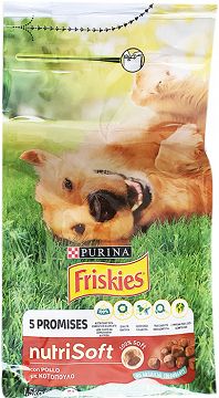 Purina Friskies Nutri Soft Ξηρή Τροφή Κοτόπουλο 1,5kg