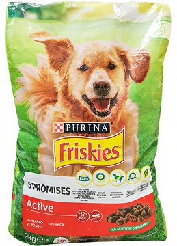 Purina Friskies 5 Promises Active Ξηρή Τροφή Με Βοδινό 9kg