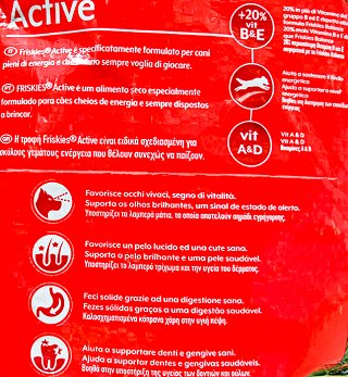 Purina Friskies 5 Promises Active Ξηρή Τροφή Με Βοδινό 9kg