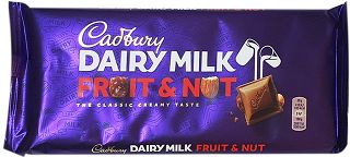 Cadbury Dairy Milk Fruit & Nut 180g