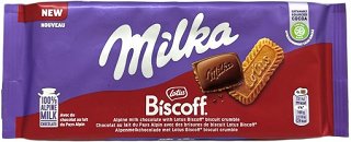 Milka Milk Chocolate Lotus Biscoff 90g
