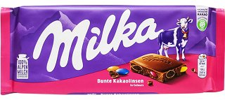 Milka Σοκολάτα Γάλακτος Bunte Kakaolinsen 100g