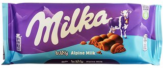 Milka Milk Chocolate Bubbly Alpen Milk 90g