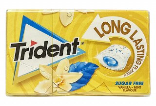 Trident Long Lasting Βανίλια Μέντα Τσίχλες 22g