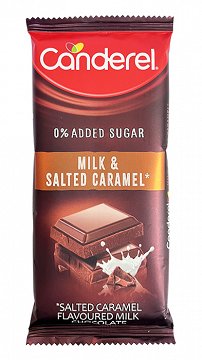 Canderel Milk & Salted Caramel Σοκολάτα Με Γλυκαντικό 100g