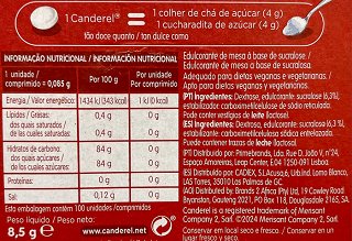 Canderel Sweetener Tablets 100Pcs
