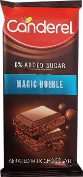 Canderel Magic Bubble Σοκολάτα Γάλακτος Με Γλυκαντικό 74g