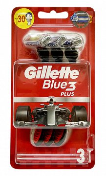 Gillette Blue 3 Plus Ξυραφάκια 3Τεμ
