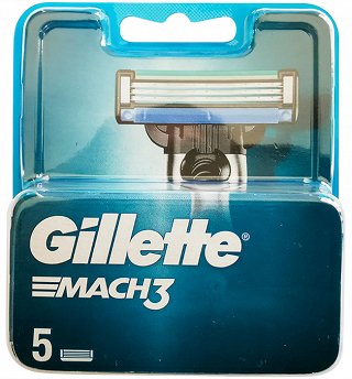 Gillette Mach 3 Razor Blades 5Pcs
