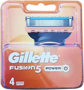 Gillette Fusion 5 Power Λεπίδες 4Τεμ