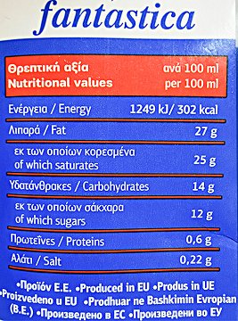 Fantastica Cream For Confectionery 1L
