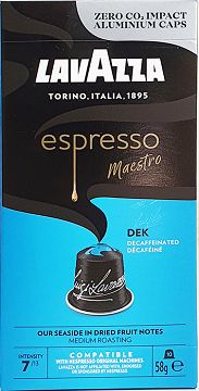 Lavazza Maestro Dek Capsules 10Pcs