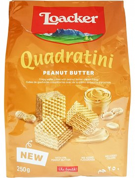 Loacker Quadratini Peanut Butter 250g