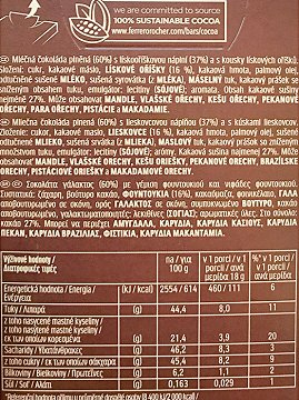 Ferrero Rocher Milk Hazelnut 90g