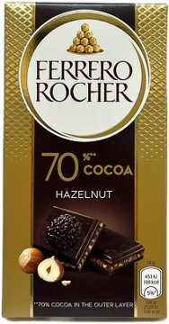 Ferrero Rocher Cocoa 70% Hazelnut 90g