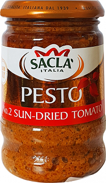 Sacla Σάλτσα Πέστο Λιαστής Ντομάτας 190g