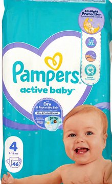 Pampers Active Baby 4 46Τεμ