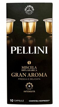 Pellini Miscela Gran Aroma Arabica 100% Καψούλες 10Τεμ