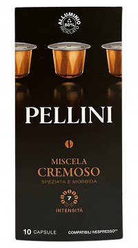 Pellini Miscela Cremosa Capsules 10Pcs