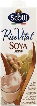 Scotti Riso Vital Ρόφημα Σόγιας Με Ασβέστιο 1L