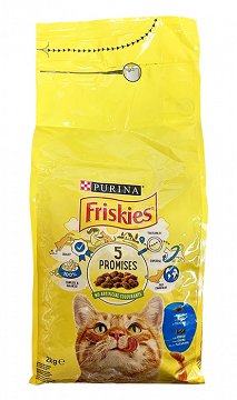 Purina Friskies Ξηρή Τροφή Adult Σολομό & Λαχανικά 2kg