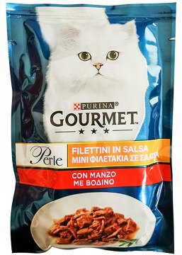 Gourmet Perle Μίνι Φιλετάκια Σε Σάλτσα Με Βοδινό 85g