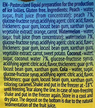 Polaretti Happy Summer Ice Lollies To Freeze With Fruit Juice 10x40ml
