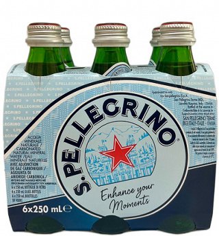 S. Pellegrino Sparkling Water 6X250ml